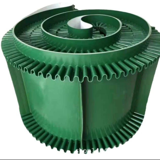 Pvc Impact Resistant Treadmill Running Walking Solid Woven Cloth Cleated Sidewall Conveyor Belt