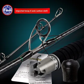 Lurekiller Nearshore Sea Rod Lightweight Iron Plate Straight Gun Handle Boat Rod Guide Ring K Bracket Jigging 1.75 Meters 80-200 – Metal Jig – view 3