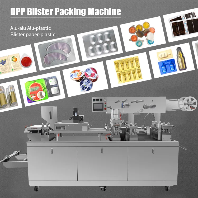 DPP-260 CE ISO Rapid Universal Food Grade Candy Jam Honey Automatic Alu Blister Packing Machine factory