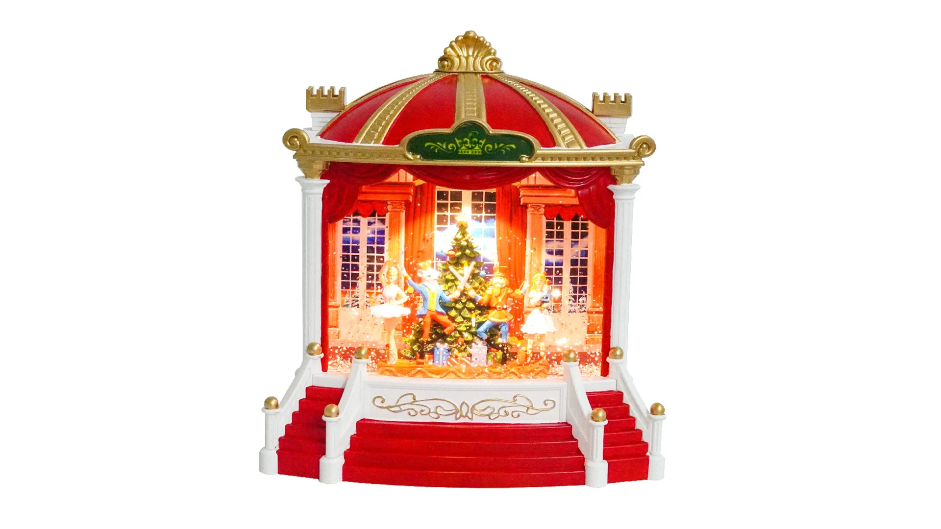 Melody Nutcracker Ballet Musical Theater Led Glitter Swirling Spinning