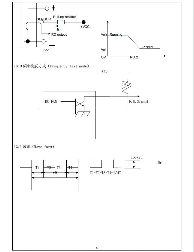 12V 0.51A 8025MM 3wire with sensor 1950 rpm @ 25 linear measure 3300 reps @ 50 linear measure 3.1inch Cooling Fan