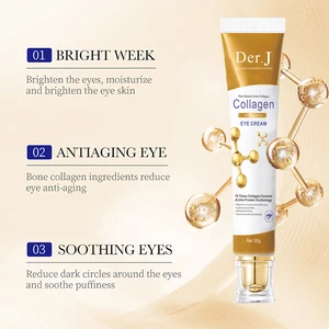 Private Label Eye Care Moisturizing Remove Dark Circles Bags Firming Serum Anti Wrinkle Anti Aging Collagen Eye Cream