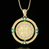 Gold Plated Pendant with box chain