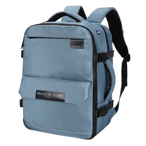 Omaska Custom Student Laptop Backpack Waterproof Nylon Backpacks Large Capacity With Usb Charging Laptop Backpack