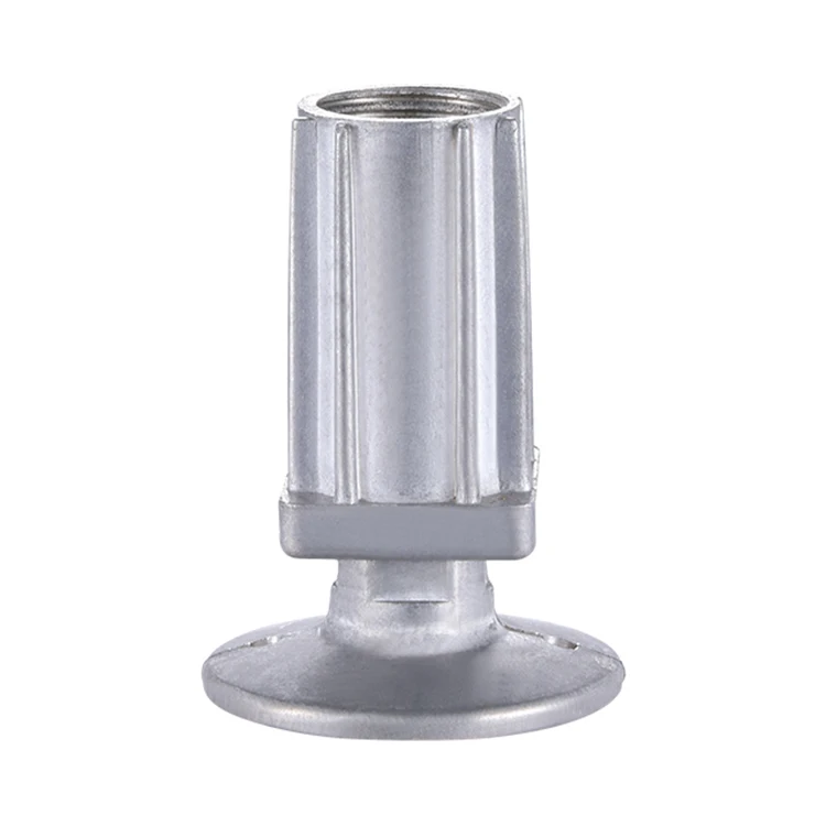Metal Square Flange Foot Inserts for 30x30mm Tube