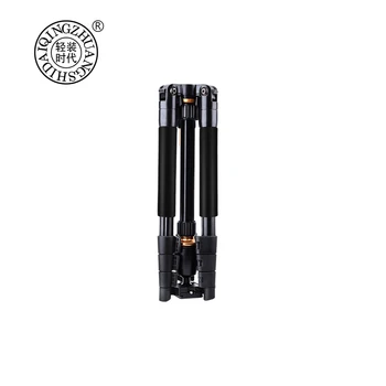 QZSD-Q555  Height 55 Inch Photographic Stand Mini Aluminum Camera Folded Tripod Mount Digital and  Phone Stand Portable Tripod detail image