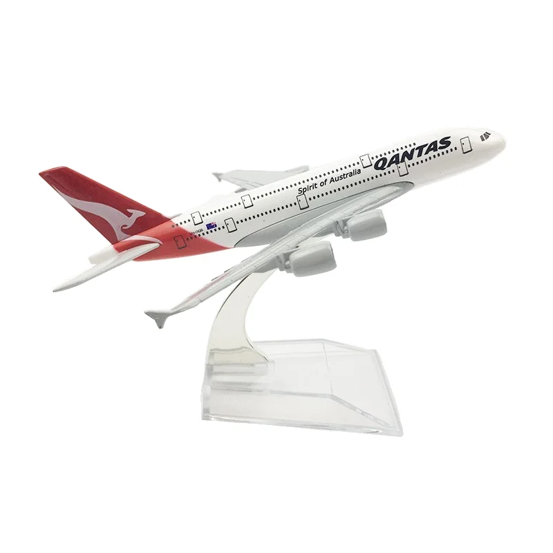 Wholesale Diecast 16cm 6.2in Qantas Airlines Desktop Decorative