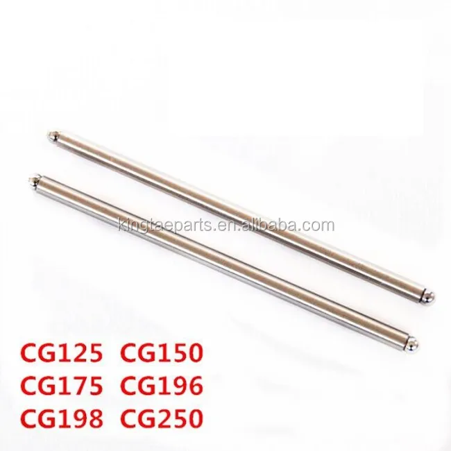 Заводские детали двигателя мотоцикла, клапан, нажимной стержень для CG125/150/200 GN125 AX100 WY125/150 YBR125 BAJAJ, запчасти для мотоциклов, аксессуары