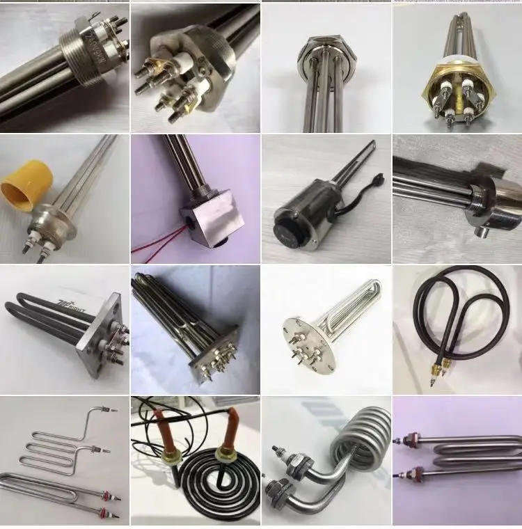 1kw 2kw Water Coil Heating Elements Spiral Tubular Immersion Heaters