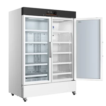 Medical Fridge Pharmacy Refrigerator Upright Glass Cooler GSP Hospital Medicine Fridge Medical Refrigerator