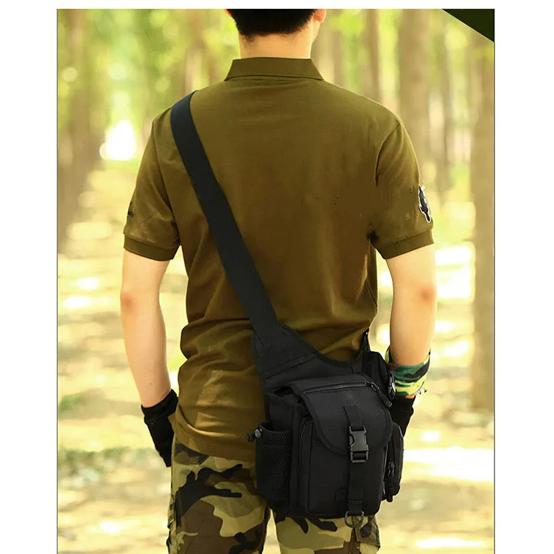 China Factory Wholesale Tactical Shoulder Bag Training Shoulder Pack for Traveling Outdoor Tactical Sling Daypack