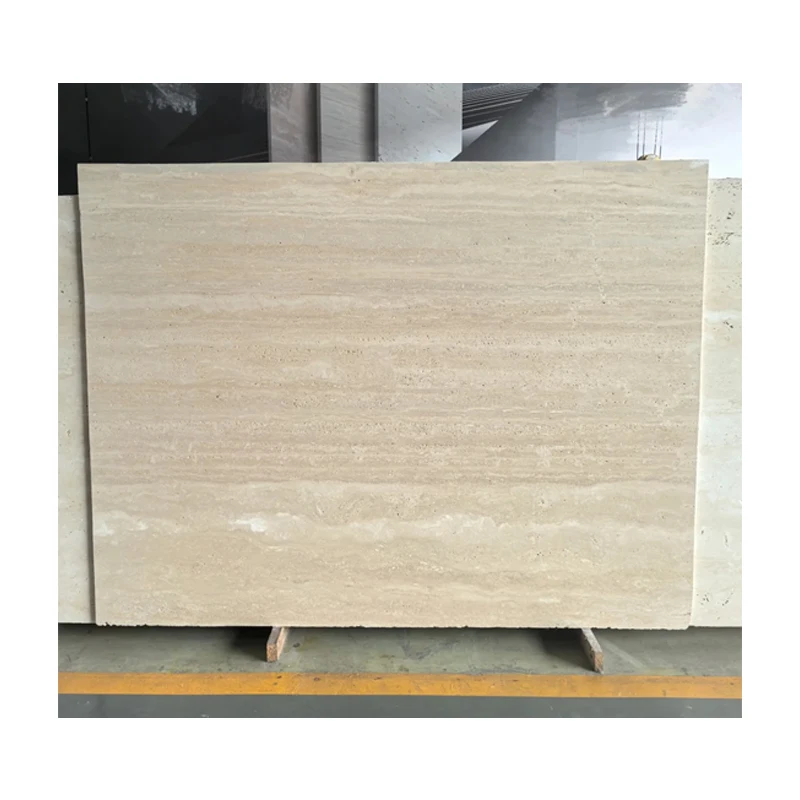 Natural Marble Travertin Stone Slab for Villa and Indoor Bathroom Wall Panels Kitchen Travertine Tile Travertine Sink Marble