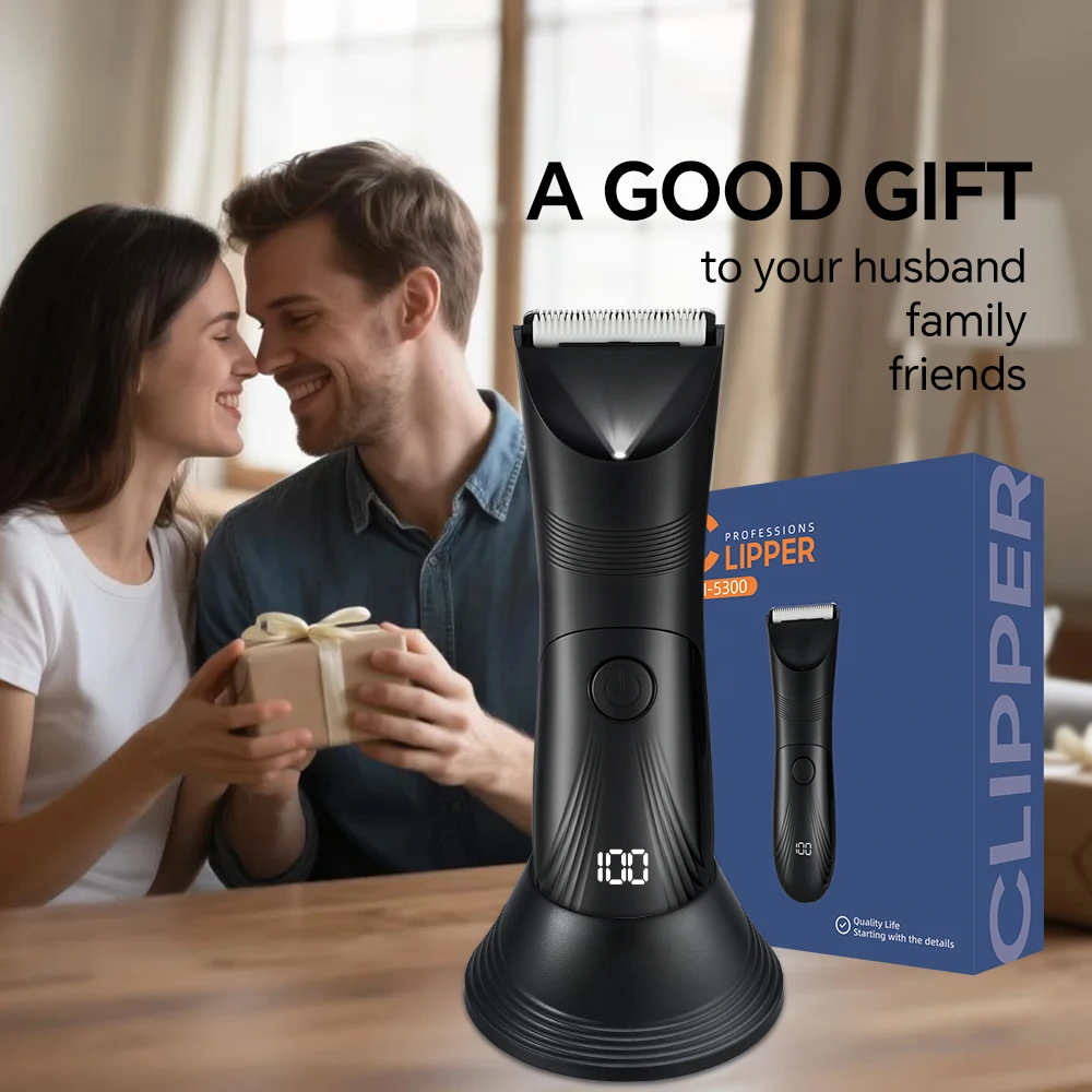 Wholesale Professional & Personal Use Men's Body Grooming Kit Epilator Shaver with Ceramic Body Trimmer for Beard Grooming factory