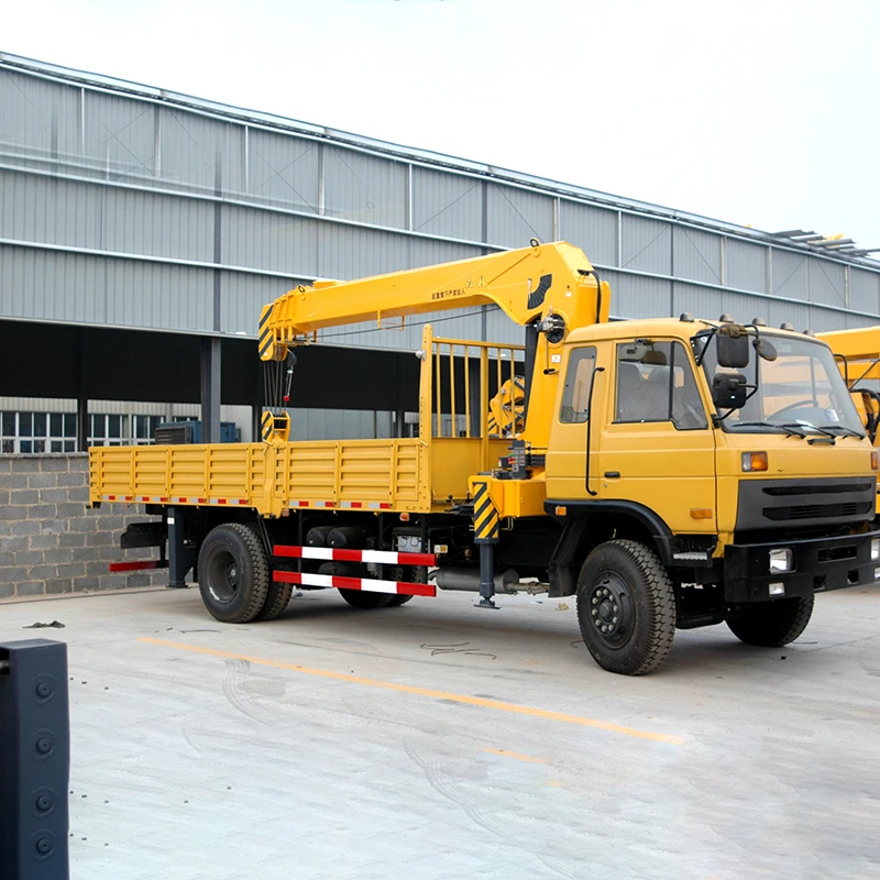8 Ton Loading Capacity Telescopic Boom Truck Mounted Crane SQ8SK3Q With Cheap Price