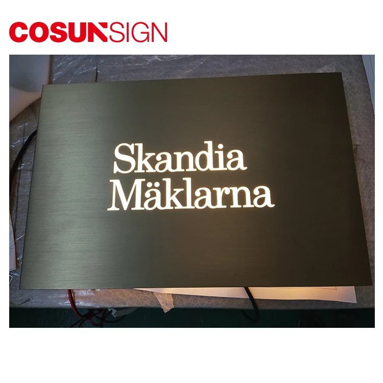 COSUN led light box advertising light box outdoor signage for wall mount