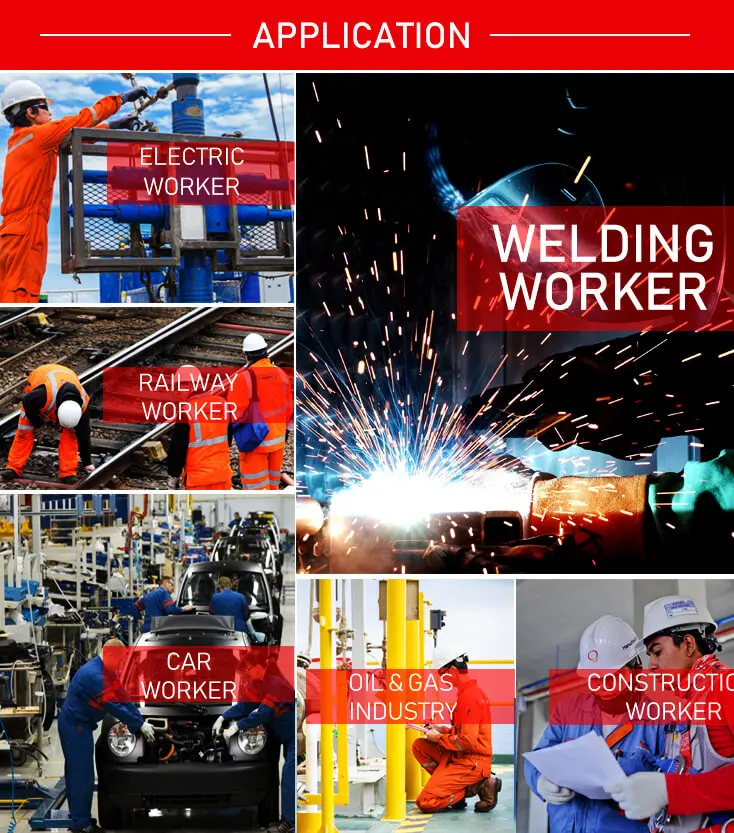 Нефтяное месторождение Nomex одежда рабочая комбинезон огнестойкий Frc красный