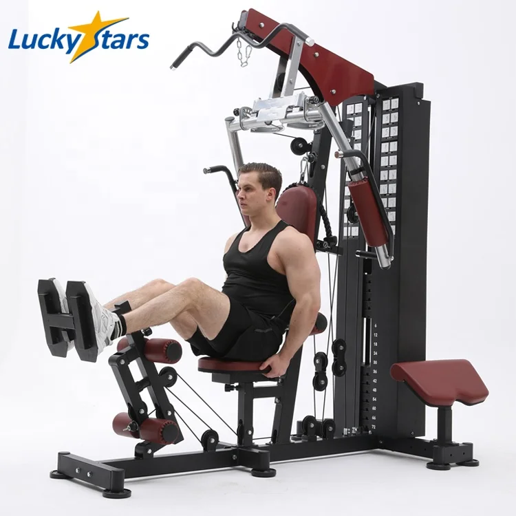 in Single Comprehensive Training Home Gym Multi Fitness Equipment  Strength Workout Trainer Mutli Function Home Gym Station
