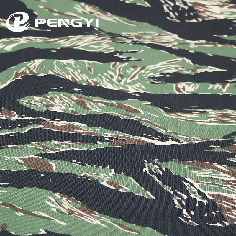 50% нейлон хлопок водонепроницаемый дышащий Тигр Камуфляжный принт для куртки сумки