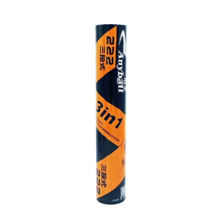 Anyball buena calidad fibra corcho pluma de ganso Natural 3 en 1 volante de bádminton pelota para deportes al aire libre para entusiastas