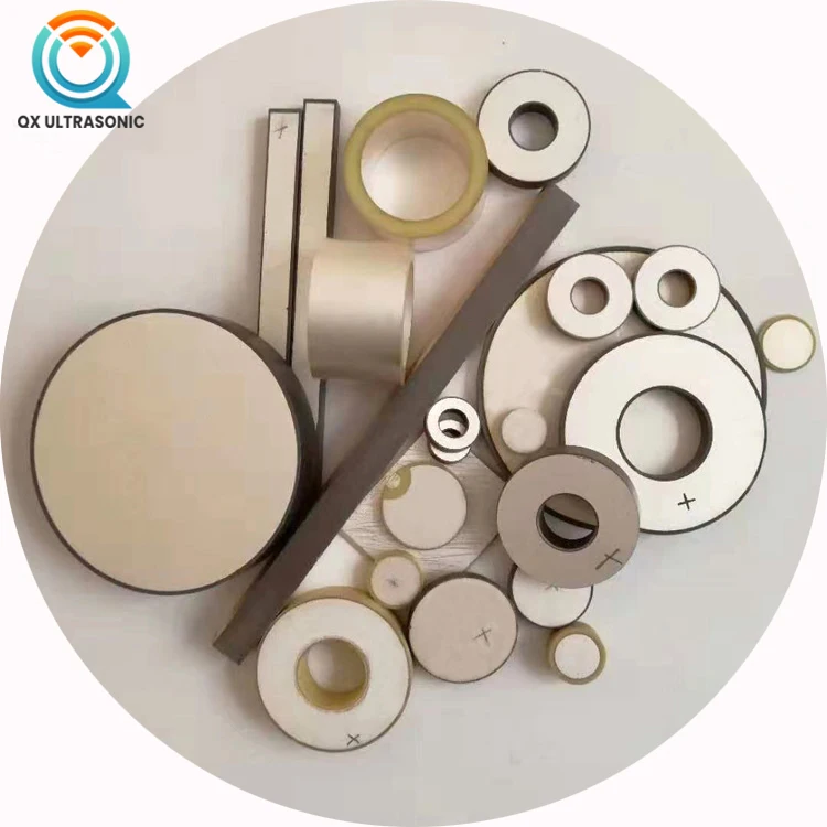 Customized Various Size Ultrasonic Piezo Ceramic Element PZT Ceramic Ring Piezoelectric Crystal Pzt4 Ring