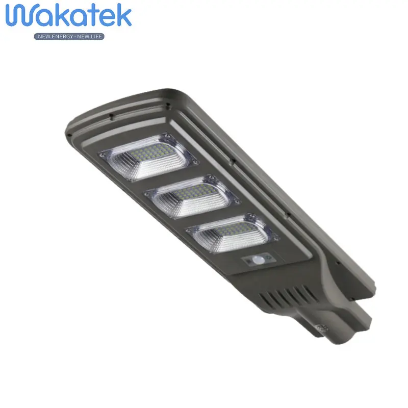 60 watts light control intelligent discharge system monocrystalline silicon 80AH aluminium outdoor all in one solar street light