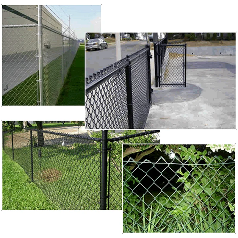 Popular USA Diamond Pattern Zig Zag Shape Vinyl Coated Chain Link Fence Iron Wire Mesh for Welding Cutting Services Wholesale