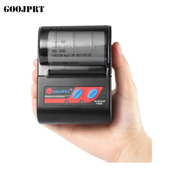 GOOJPRT MTP-II Thermal Printer 2 Inch Thermal Receipt Printer for Smartphone