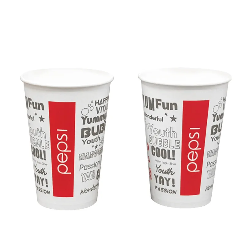 210ml 200 ml Bio Disposable Recycled for Cappuccino Milktea Cold Drinks Cola Cupdrinking Coffee Paper Cups with Lid