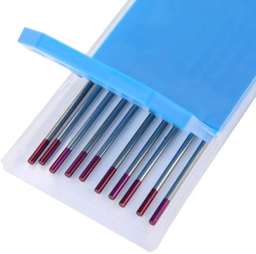 Électrodes Tungstène WT20 2% Thorium Rouges 2.0mm X 150mm - Lot De 10 RIVERWELD TIG