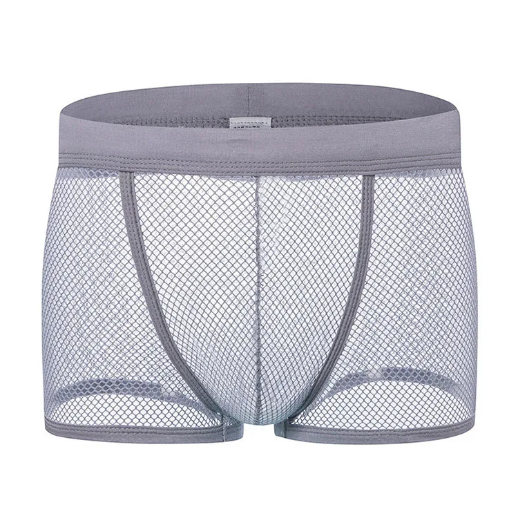 Solid Mesh Transparent Boxer – FanFreakz