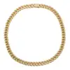 Collier plein de diamants couleur or C5005-50 cm