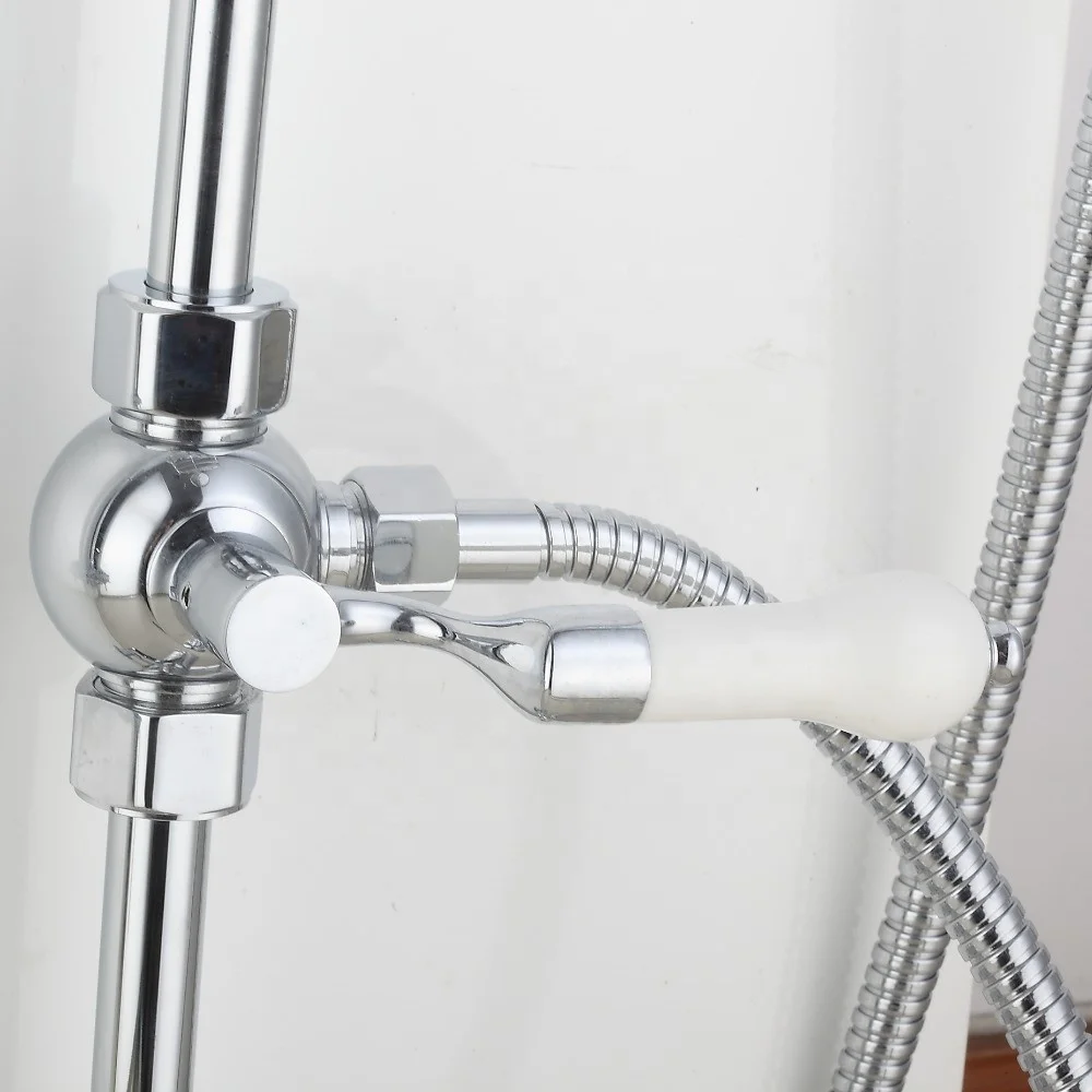 Classical Brass Dual Function Exposed Thermostatic Shower System factory