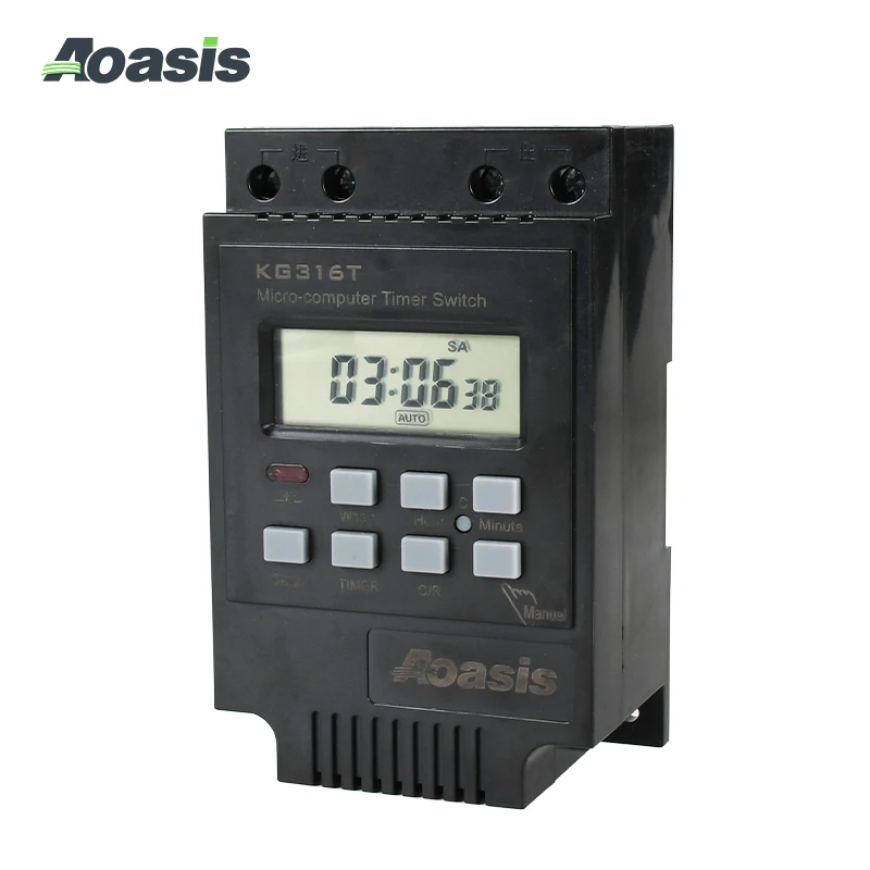 AOASIS KG316T Microcomputer Time Control Switch LED Automatic Intelligent Street Light Timer Switch