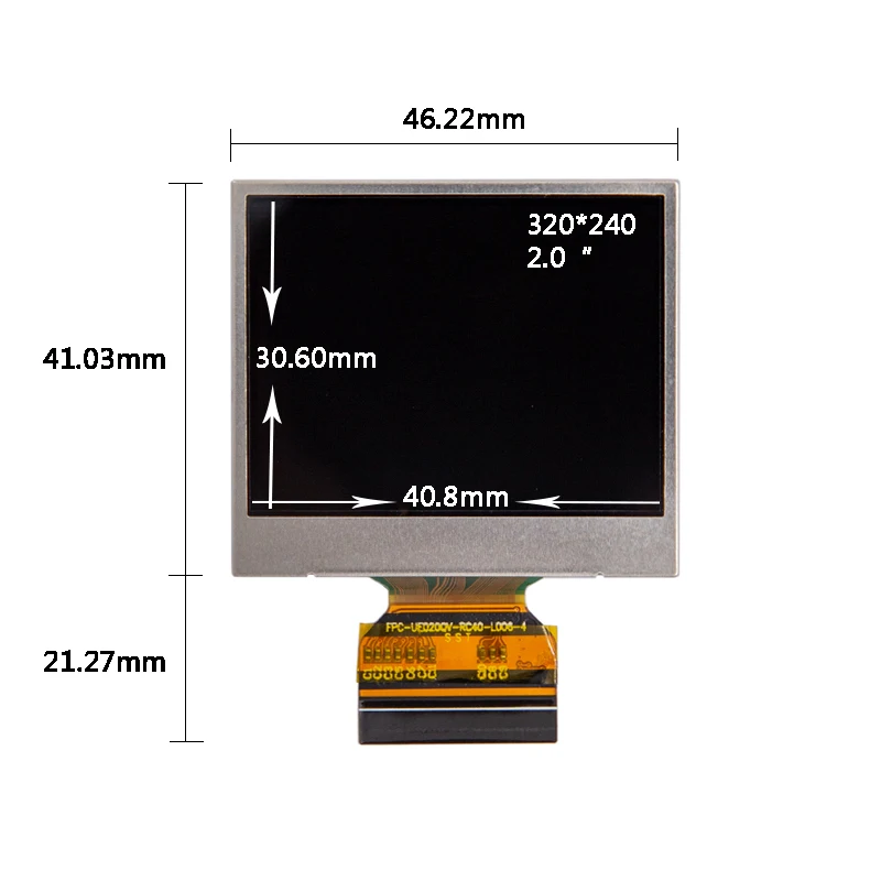 2" inch tft SPI RGB screen lcd display 500 brightness 320X240 TFT 2 inch lcd module