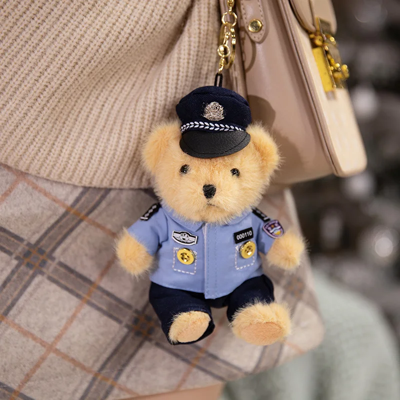 Greenmart Career Traffic Police Doctor fireman Bear Plush Toy Super Soft Cotton Perfect Home Decoration Gift