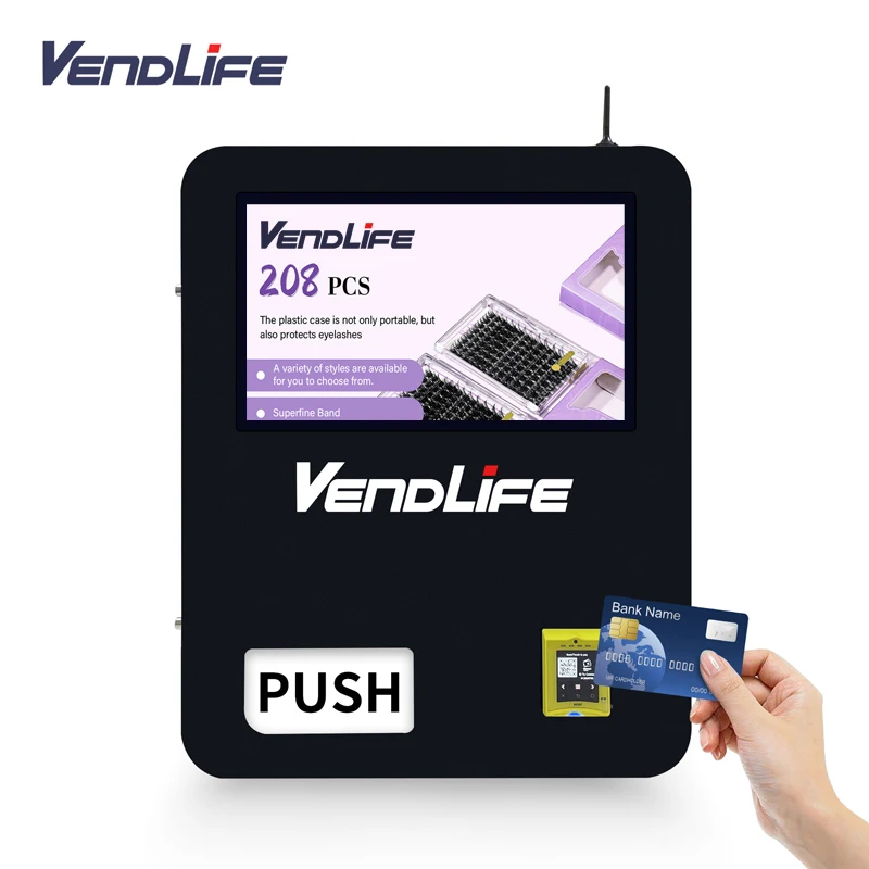 Vendlife Self-service Supply Maliit na Smart Vending Machine Pagpapatotoo ng Edad Imbestido sa Pader Lamesa na Vending Machine