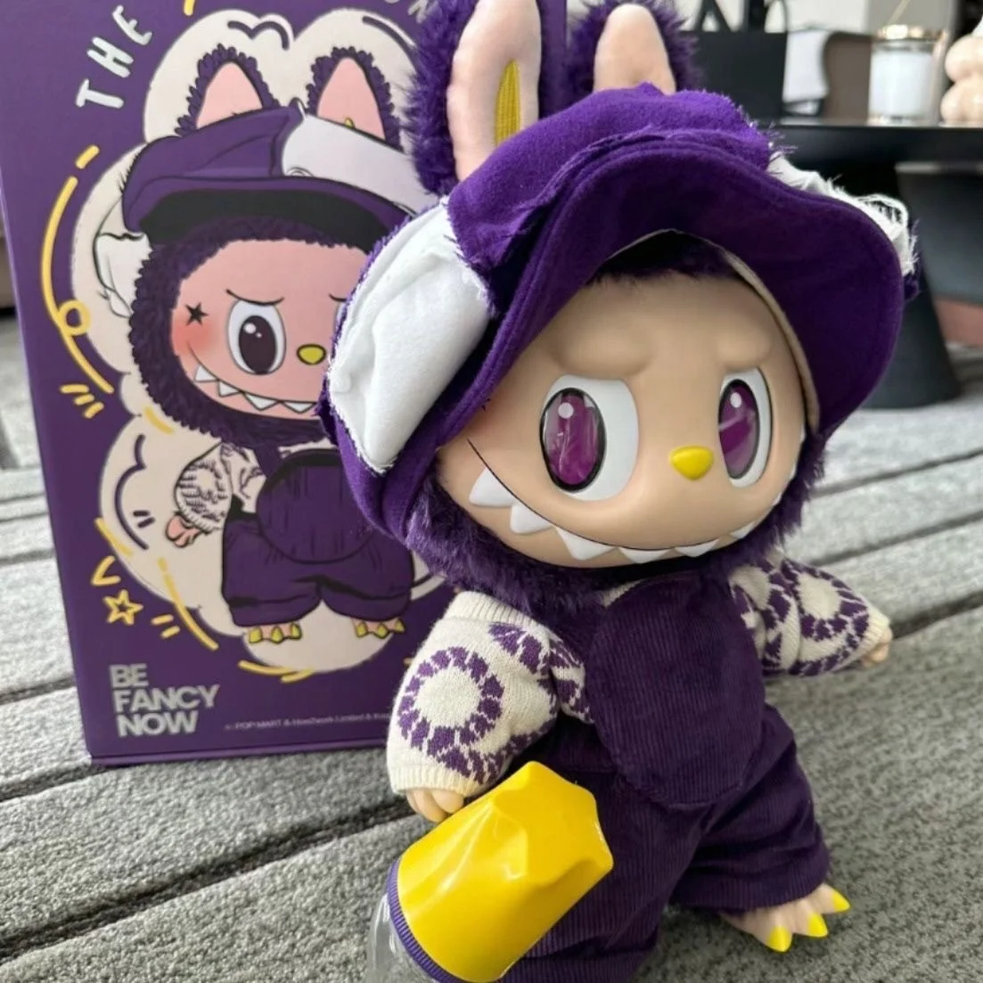 40cm POP MART Labubu Milan Fashion Week Vinyl Plush Doll