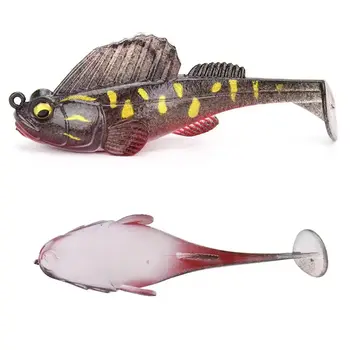 CHEERY Soft Lure Fishing Pike Frog Lure Bass Deep Running Paddle Tail Lead Jig 7cm Made PVC Metal Perch Snapper Species Lake – Soft Lure – view 3