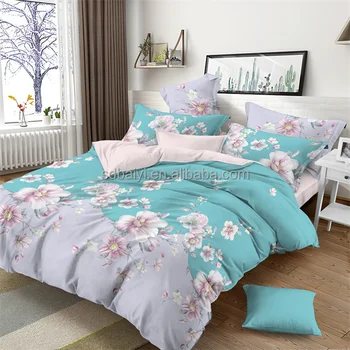 Bed sheet fabric disperse printed fabric popular flower design bed making african cloth material printed fabric for bedsheets