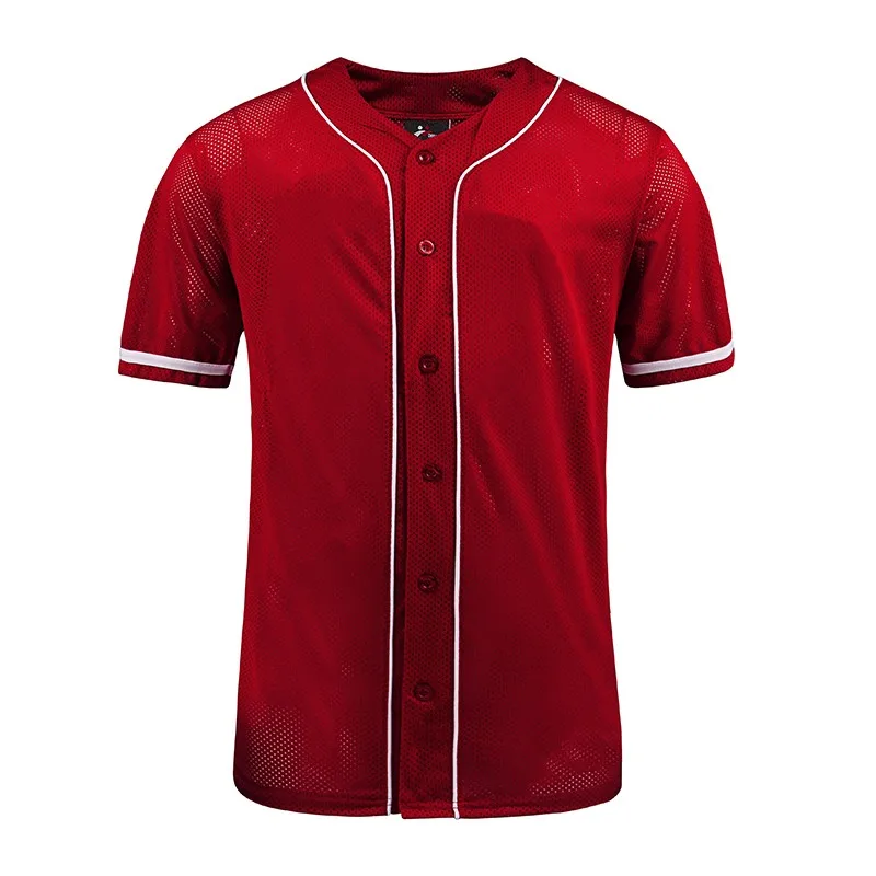 Camisolas Em Branco Baratas Personalizadas Para Atletas Camisas de beisebol Personalizadas Com