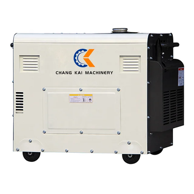 Small silent generator 3kW/4kVa vertical diesel engine 173F with electric start Power for emergency and home standby use