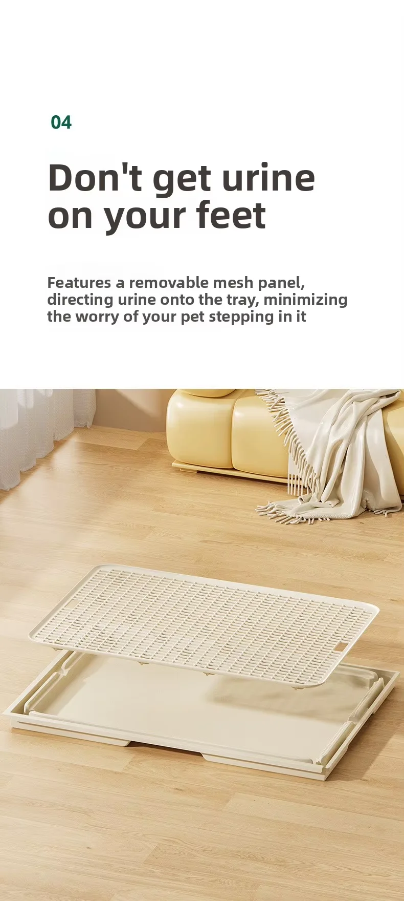 product wholesale new splicing dog toilet large size suitable for small medium and large dogs easy to clean pet supplies977-3