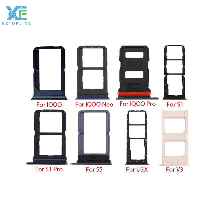 Wholesale High Quality SIM Card Tray Phone Parts for oppo for vivo