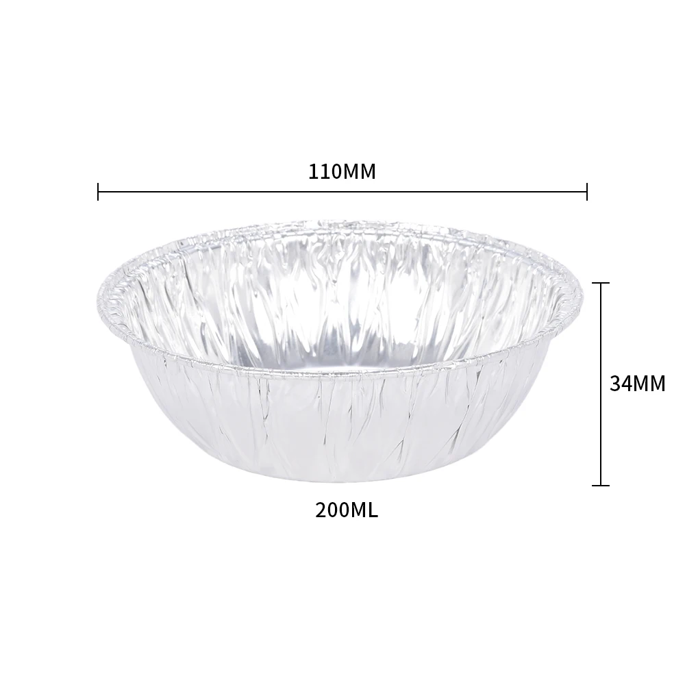 product 80ml takeaway food container mini pie tins aluminium foil egg tart cup alu foil paper box tray food grade disposable baking cup-6