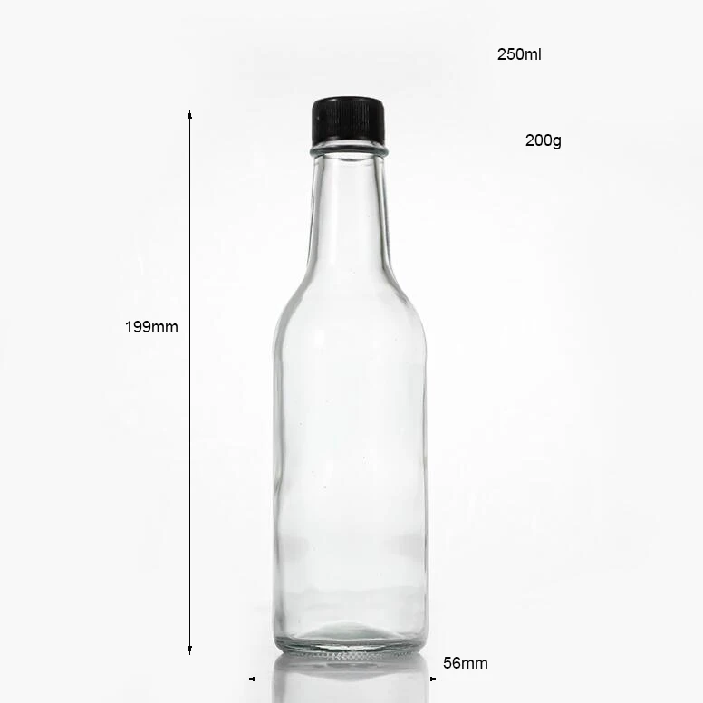 Cheap 150ml Glass Hot Sauce Bottles Mini Empty Chilli Tomato Sauce Bottle Tabasco Sauce Bottles
