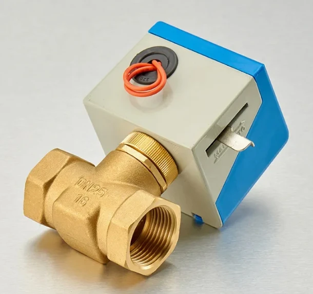 Electric Motorized Brass Ball Valve Actuator Manufacturer's Controller Float Switch Cooling Water Applications OEM Customization supplier