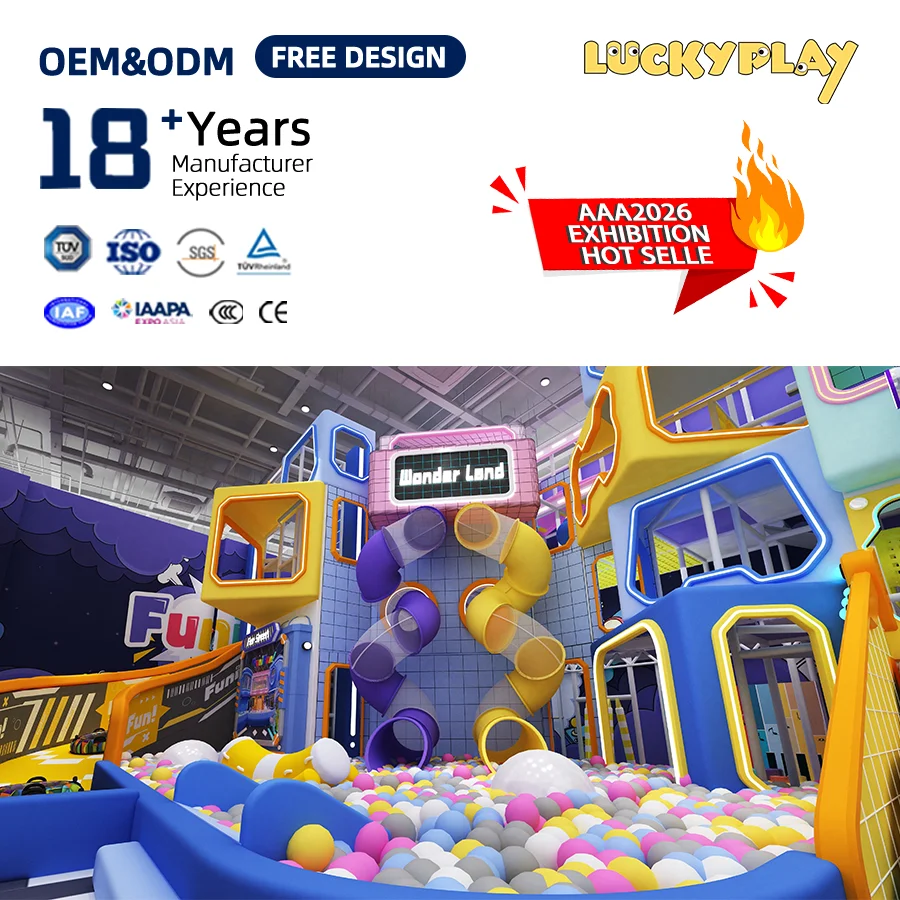 Bespoke 2026 Exhibition Adventure Theme Commercial Indoor Playground and Indoor Kids Playground with Custom Design