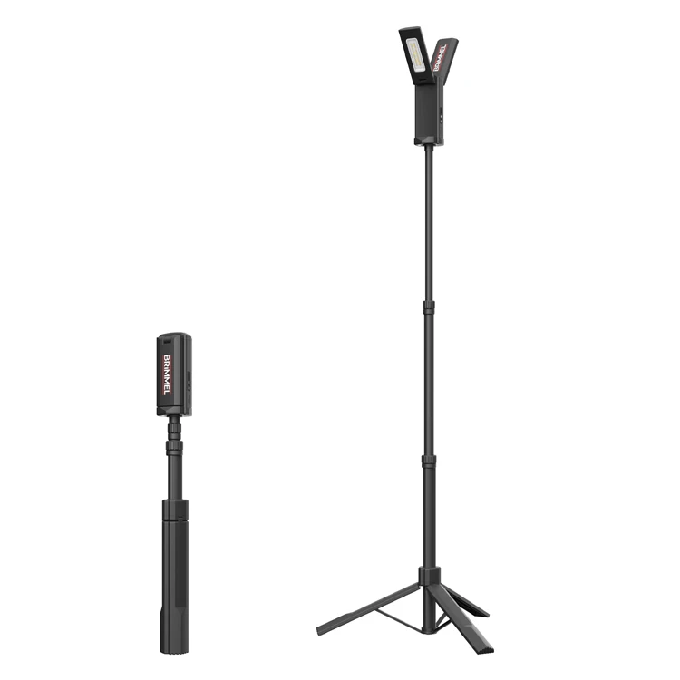 Vertak CE ROHS LED Camping Light 2000 Lumens Camp Light for Outdoor Tripod LED Work Light with Collapsible Stand