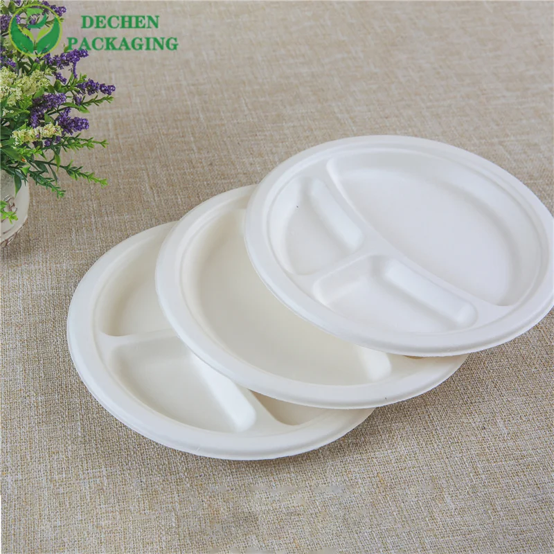 Sugarcane Bagasse Food Plates, Bowls, Cups &amp;amp; Square Box Manufacturer