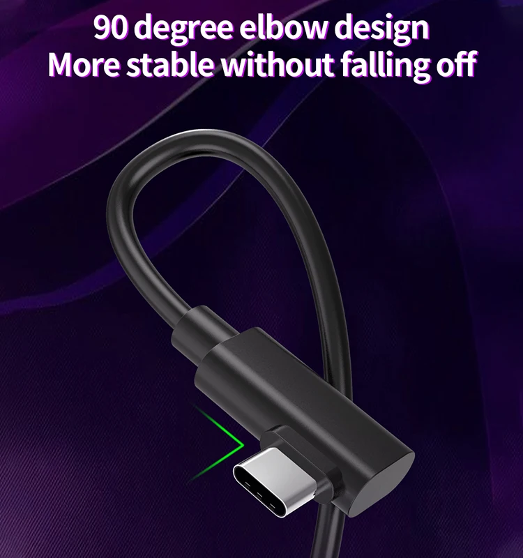 product laudtec vr gaming data cable for oculus quest 1 2 usb c connector usb32 type c 3m4m5m speed connecting line fast charging yxj31-7